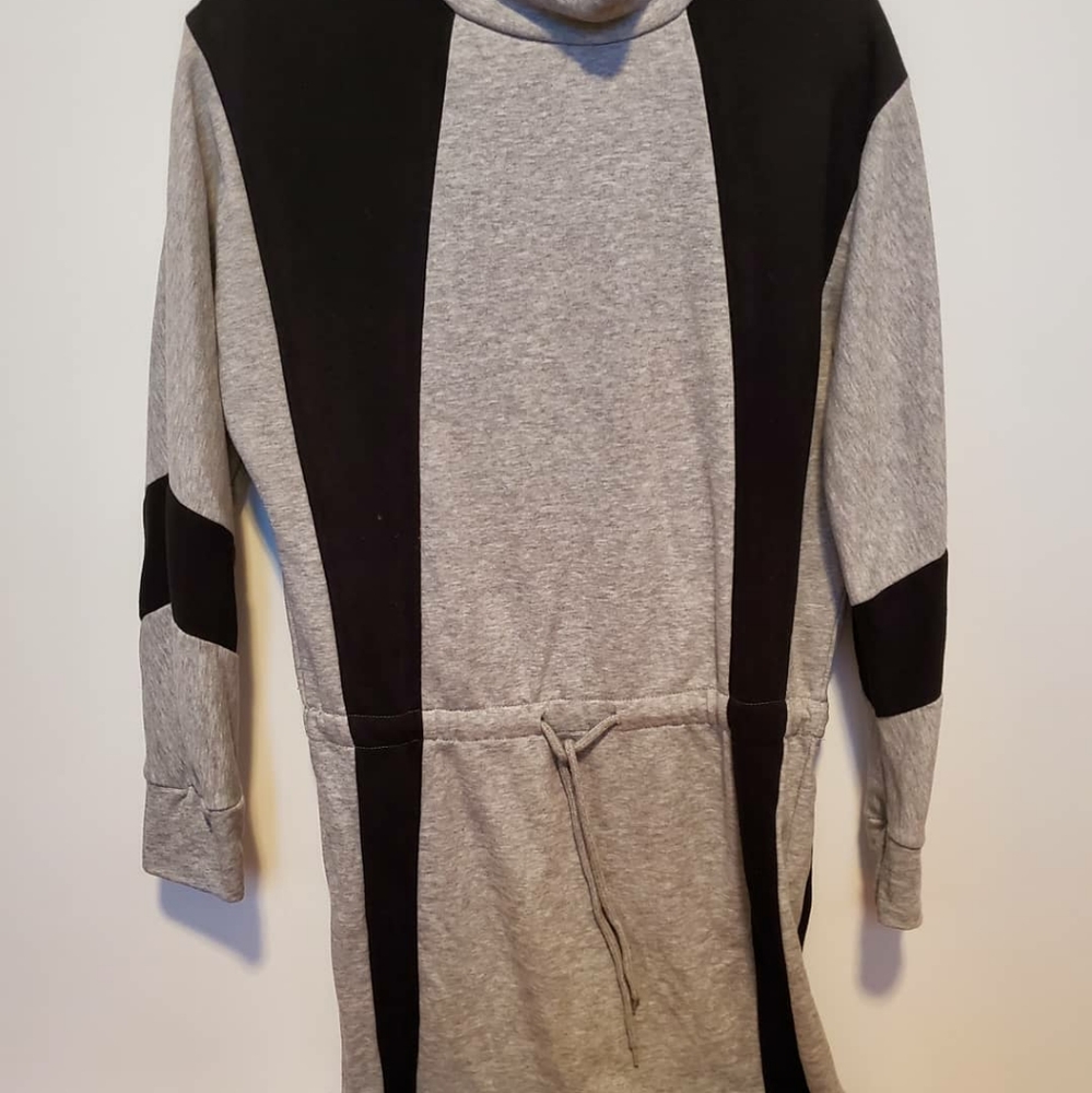 Urban outfitters gray side stripe dress